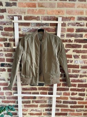 lululemon athletica Womens's Olive/brown Bomber Jacket